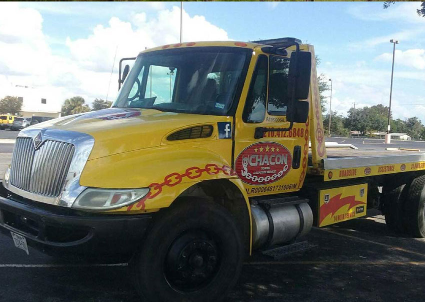 Towing-San-Antonio-Texas Flatbed Tow truck